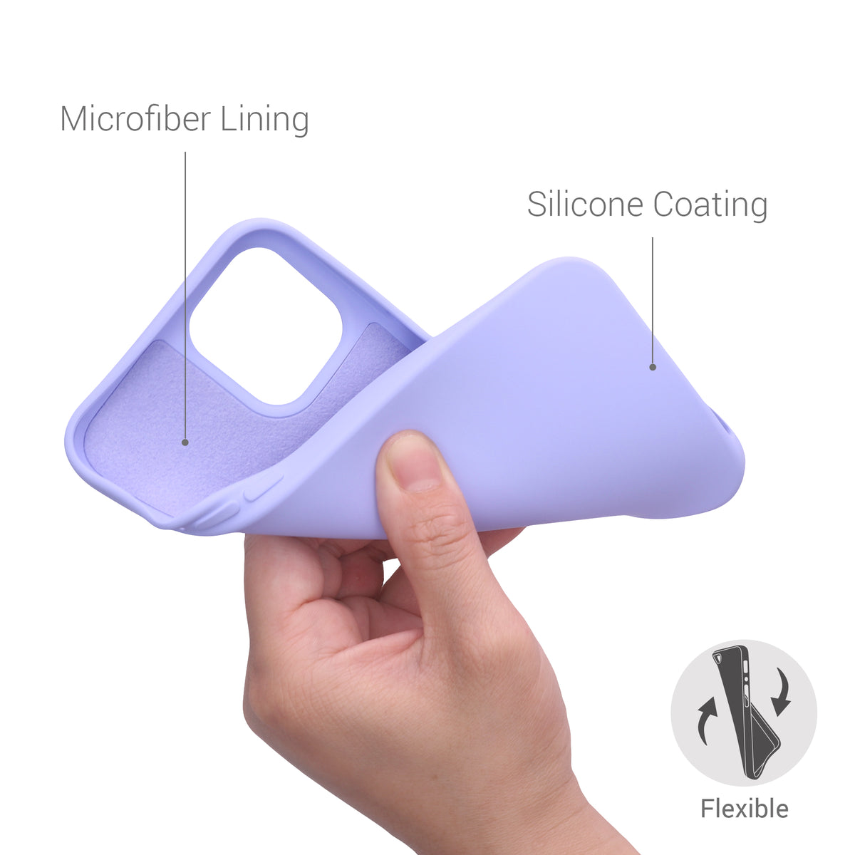 kwmobile Case Compatible with Apple iPhone 12 / iPhone 12 Pro - Protective Cover for Wireless Charging - Case