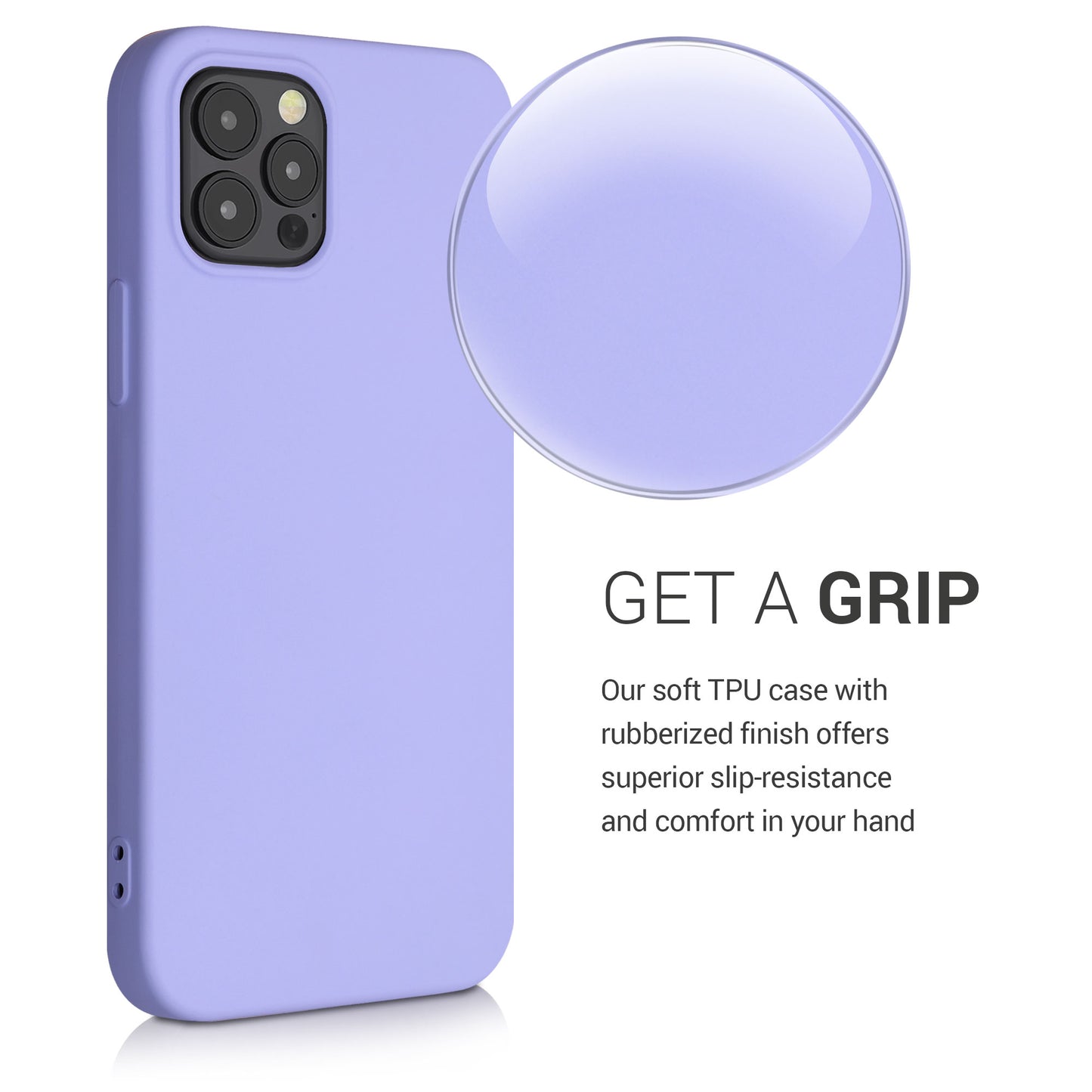 kwmobile Case Compatible with Apple iPhone 12 / iPhone 12 Pro - Protective Cover for Wireless Charging - Case