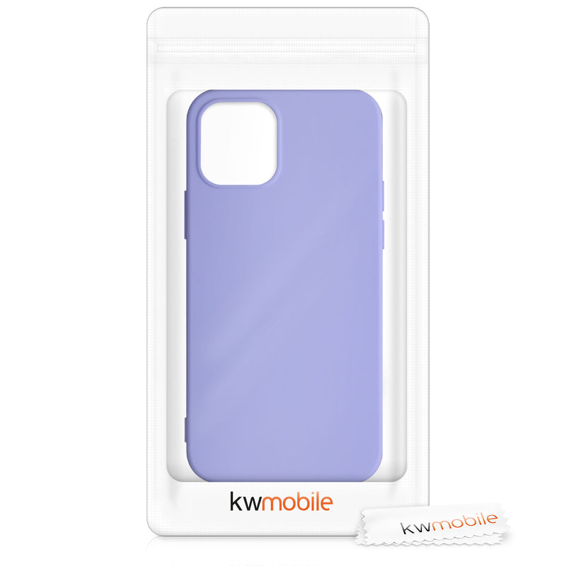 kwmobile Case Compatible with Apple iPhone 12 / iPhone 12 Pro - Protective Cover for Wireless Charging - Case