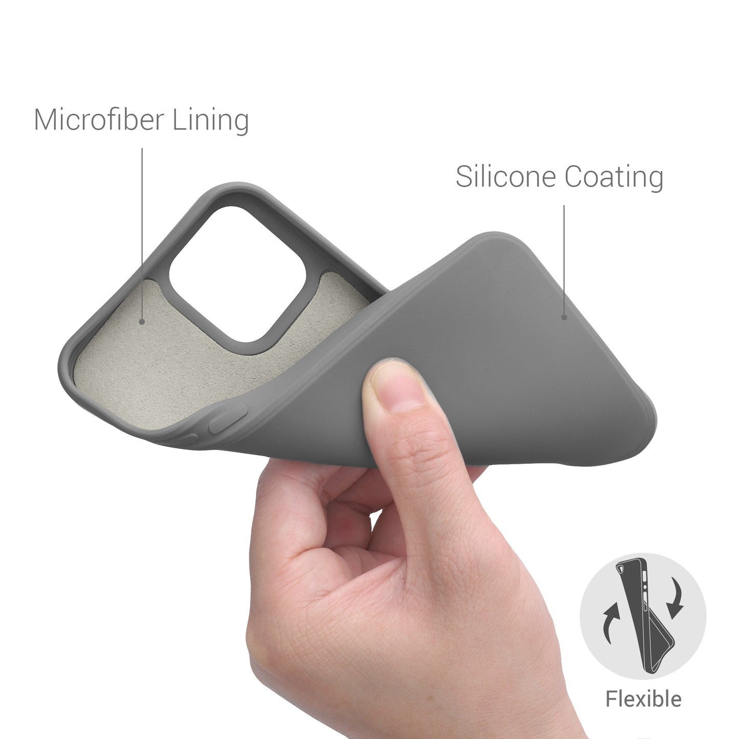 kwmobile Case Compatible with Apple iPhone 12 / iPhone 12 Pro - Protective Cover for Wireless Charging - Case