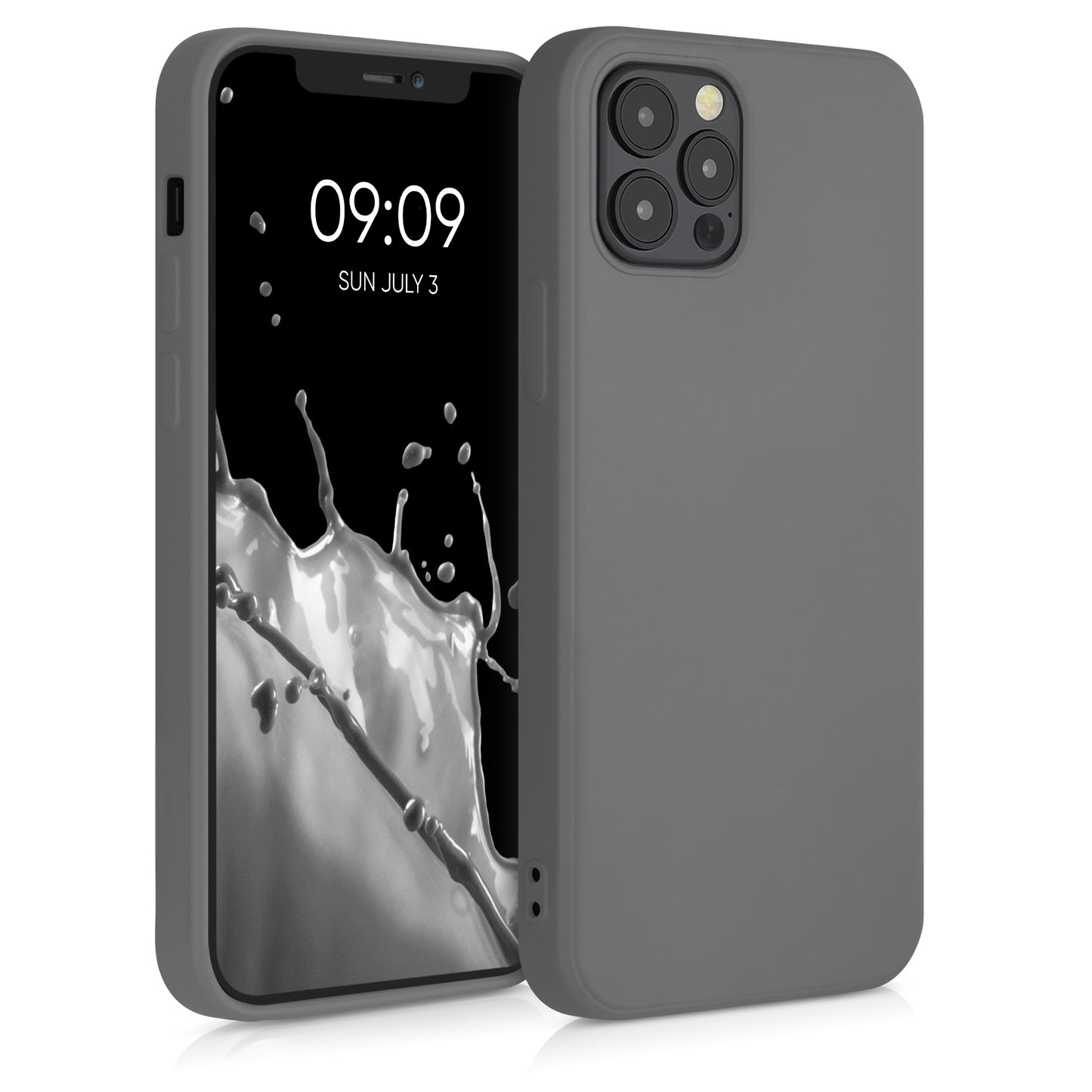 kwmobile Case Compatible with Apple iPhone 12 / iPhone 12 Pro - Protective Cover for Wireless Charging - Case