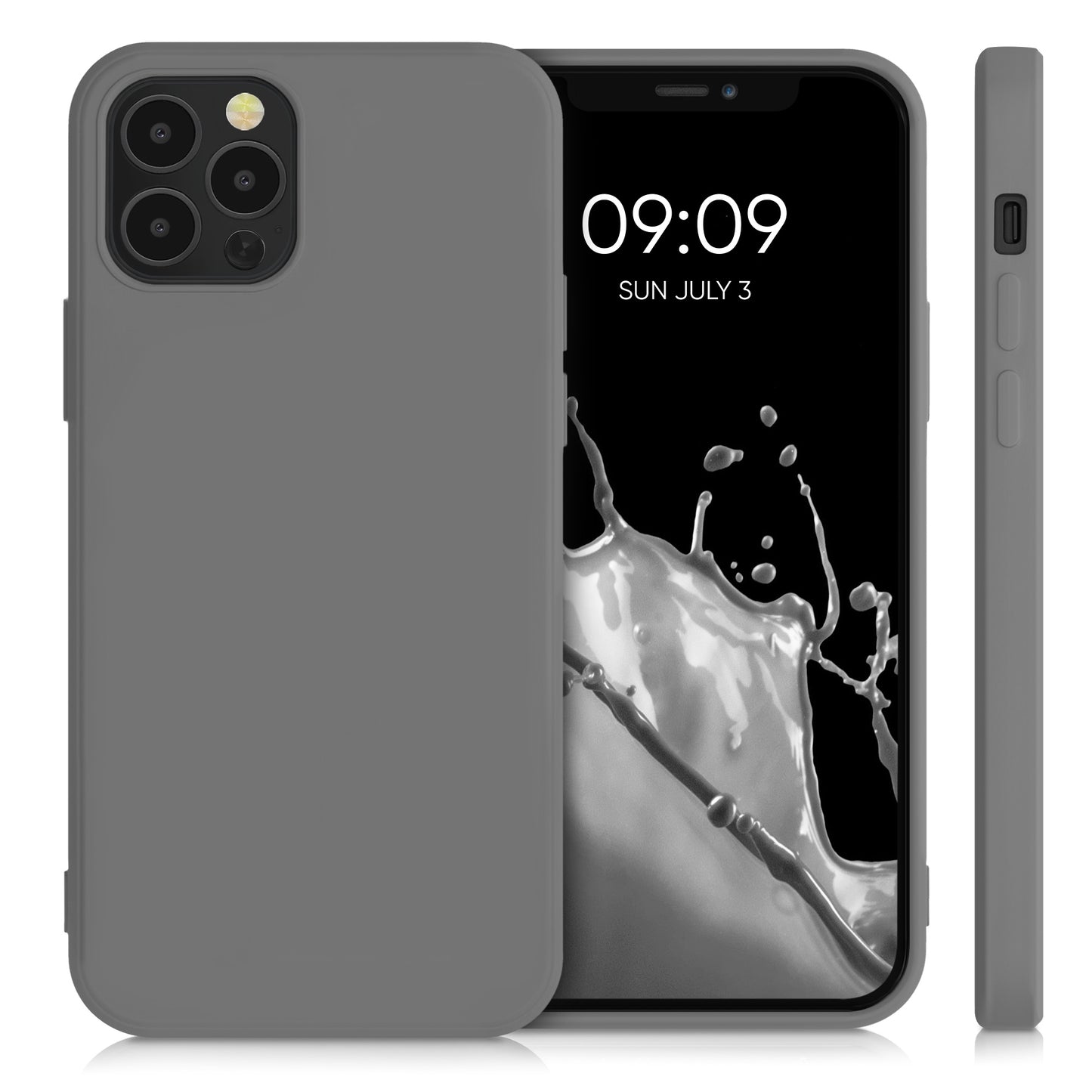 kwmobile Case Compatible with Apple iPhone 12 / iPhone 12 Pro - Protective Cover for Wireless Charging - Case