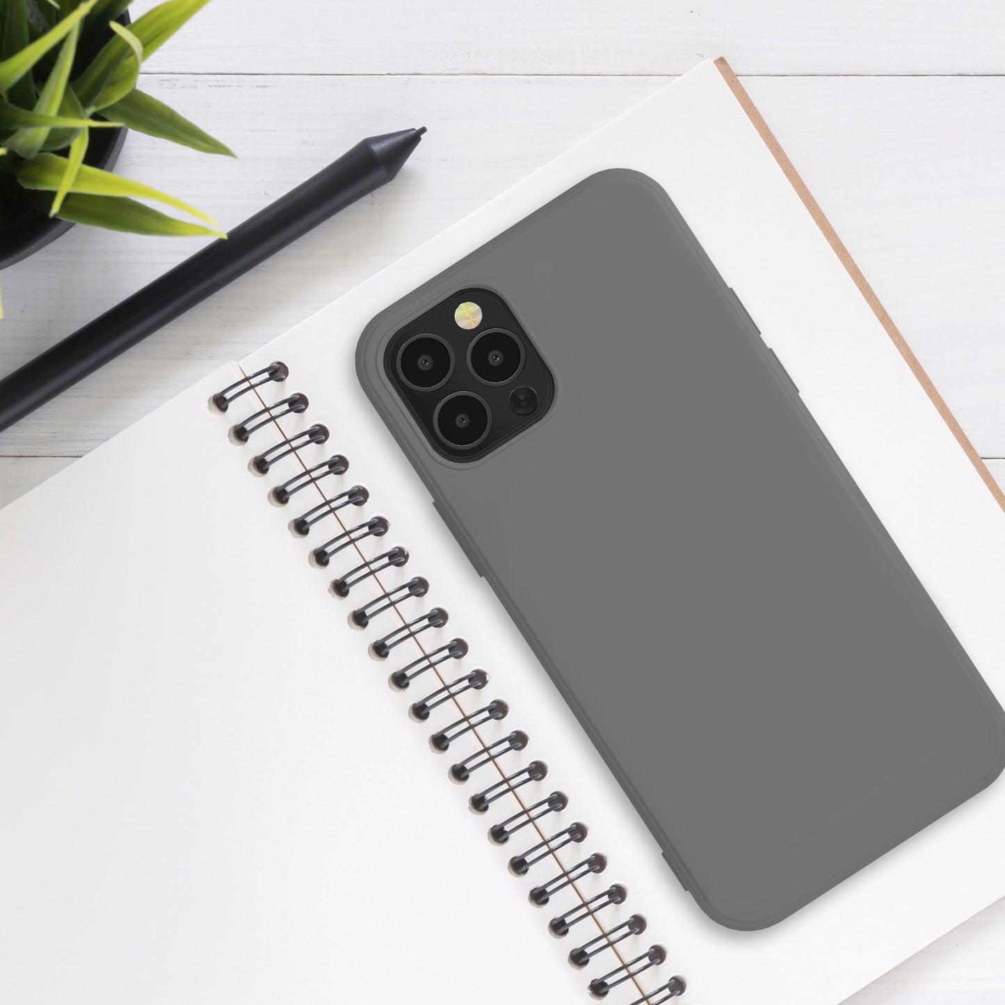 kwmobile Case Compatible with Apple iPhone 12 / iPhone 12 Pro - Protective Cover for Wireless Charging - Case