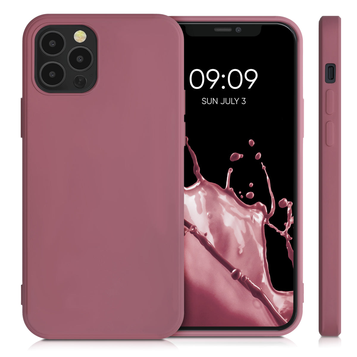 kwmobile Case Compatible with Apple iPhone 12 / iPhone 12 Pro - Protective Cover for Wireless Charging - Case