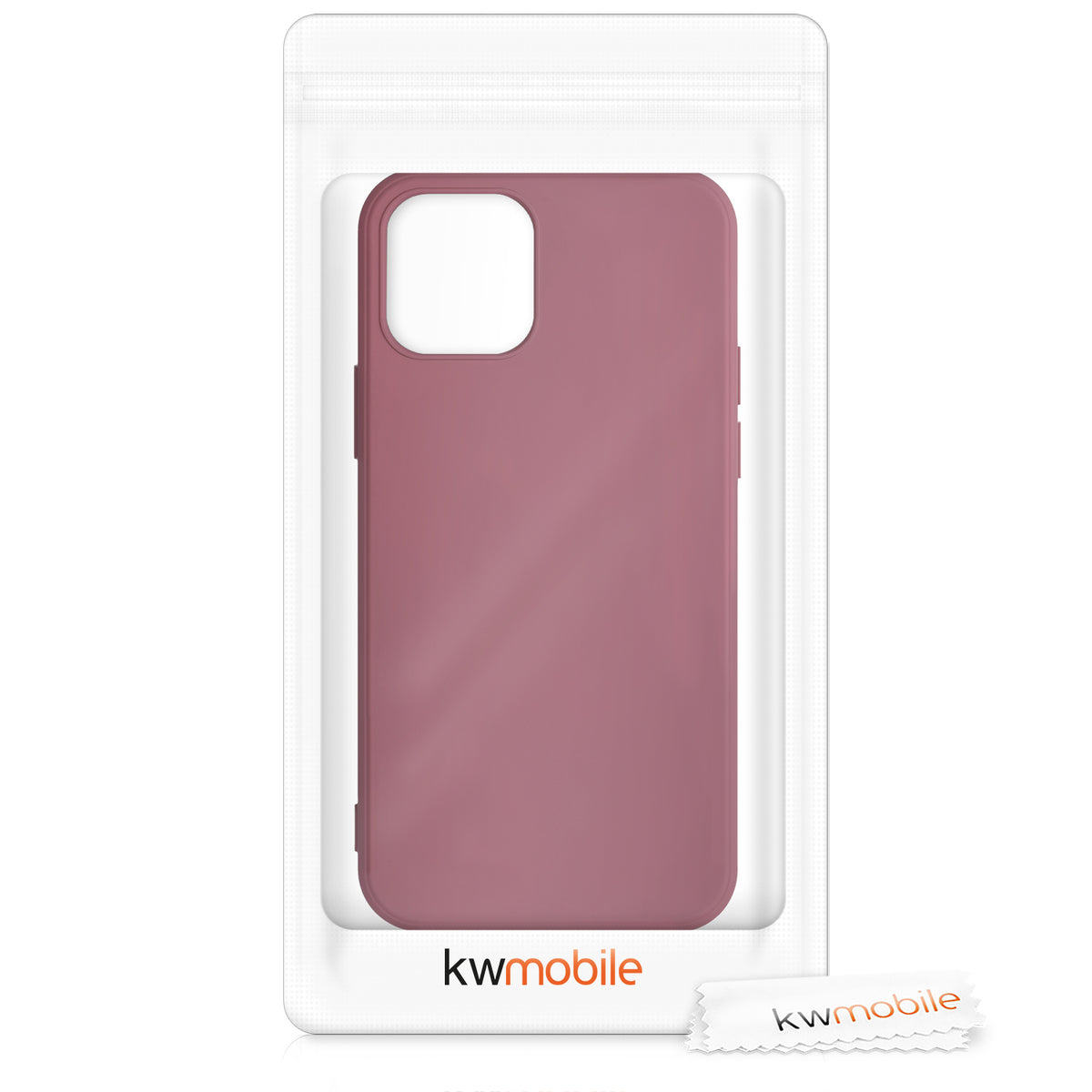 kwmobile Case Compatible with Apple iPhone 12 / iPhone 12 Pro - Protective Cover for Wireless Charging - Case