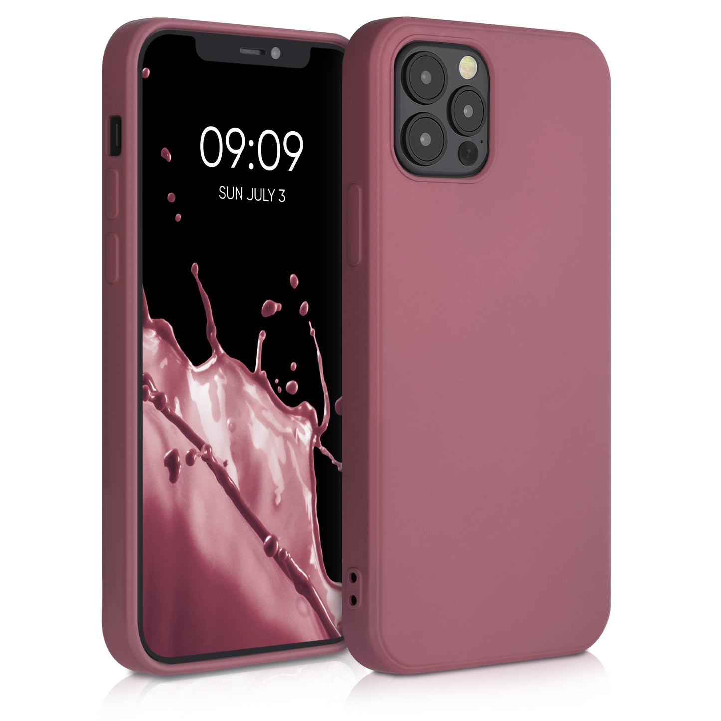 kwmobile Case Compatible with Apple iPhone 12 / iPhone 12 Pro - Protective Cover for Wireless Charging - Case