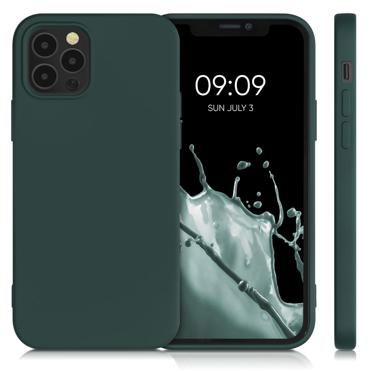kwmobile Case Compatible with Apple iPhone 12 / iPhone 12 Pro - Protective Cover for Wireless Charging - Case