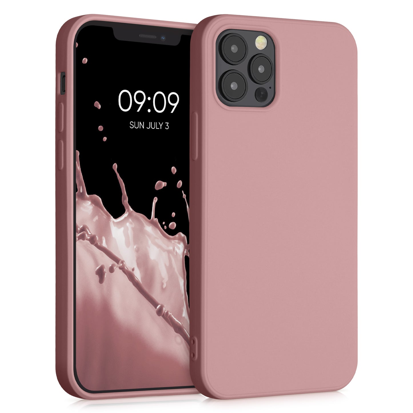 kwmobile Case Compatible with Apple iPhone 12 / iPhone 12 Pro - Protective Cover for Wireless Charging - Case