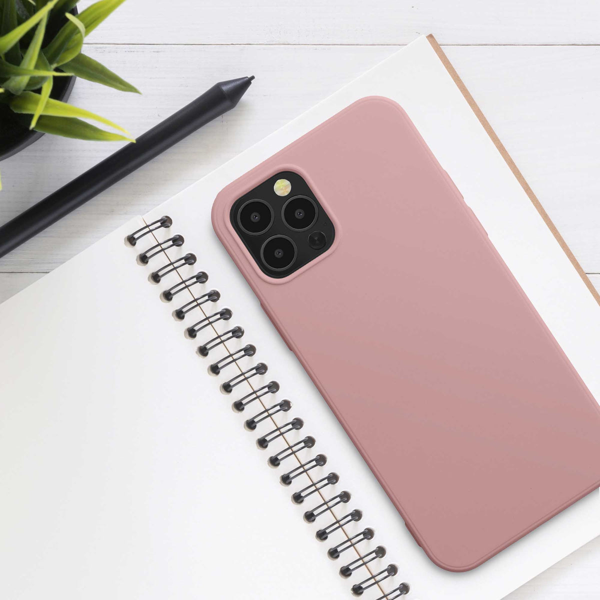 kwmobile Case Compatible with Apple iPhone 12 / iPhone 12 Pro - Protective Cover for Wireless Charging - Case