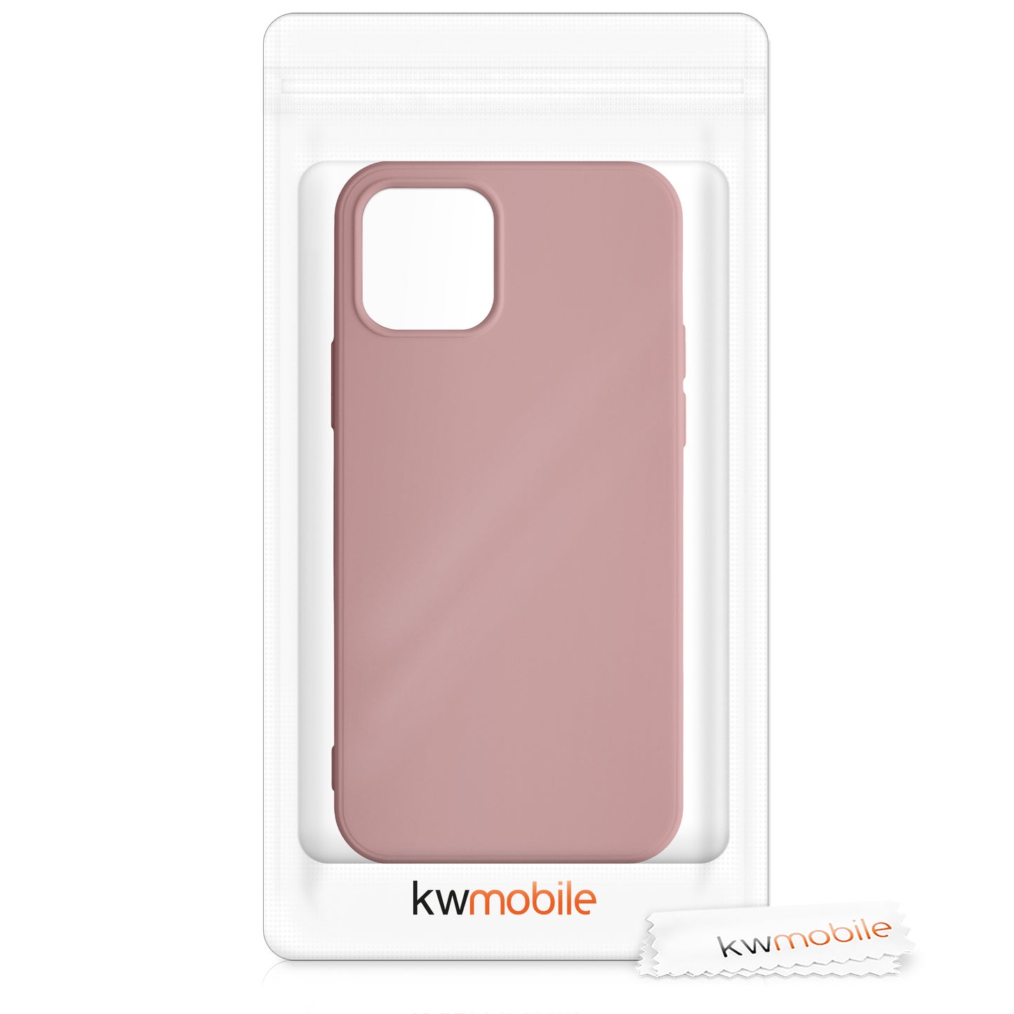kwmobile Case Compatible with Apple iPhone 12 / iPhone 12 Pro - Protective Cover for Wireless Charging - Case