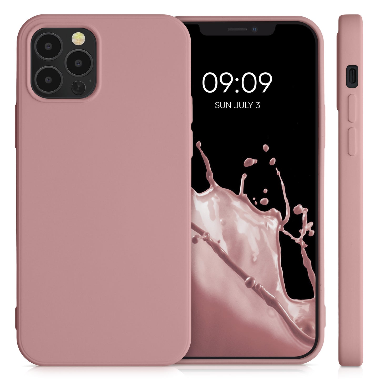 kwmobile Case Compatible with Apple iPhone 12 / iPhone 12 Pro - Protective Cover for Wireless Charging - Case