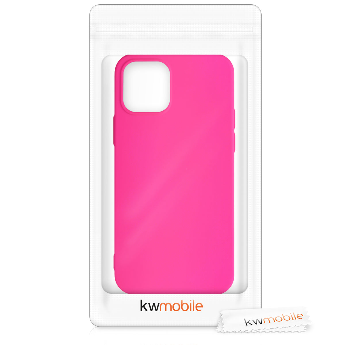 kwmobile Case Compatible with Apple iPhone 12 / iPhone 12 Pro - Protective Cover for Wireless Charging - Case
