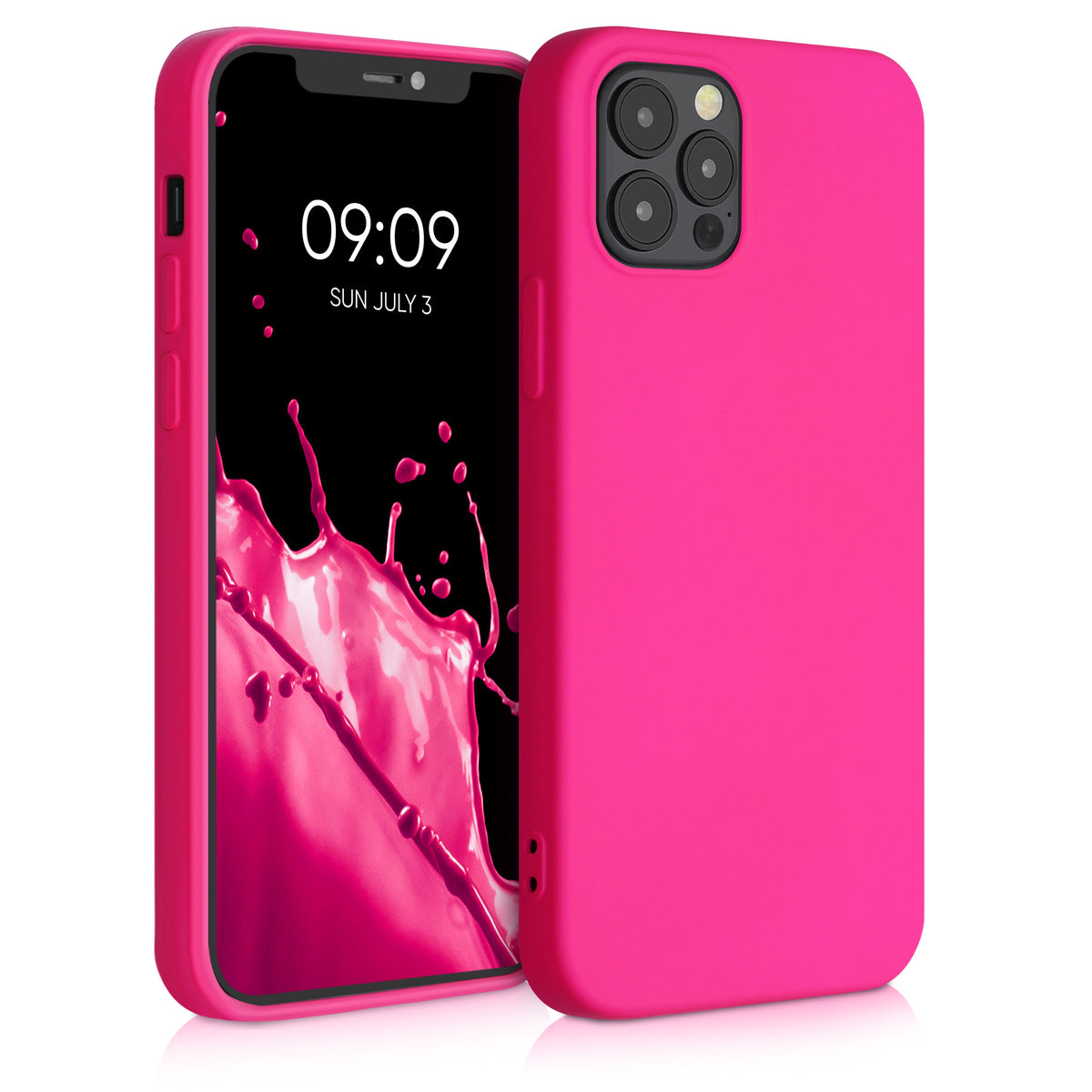 kwmobile Case Compatible with Apple iPhone 12 / iPhone 12 Pro - Protective Cover for Wireless Charging - Case