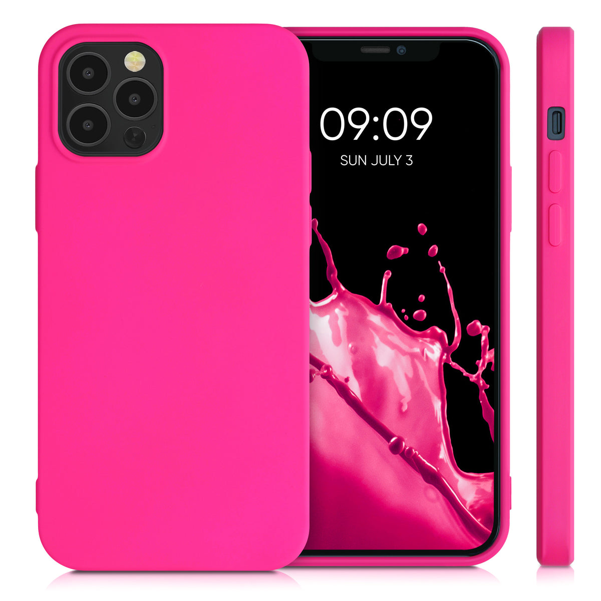 kwmobile Case Compatible with Apple iPhone 12 / iPhone 12 Pro - Protective Cover for Wireless Charging - Case