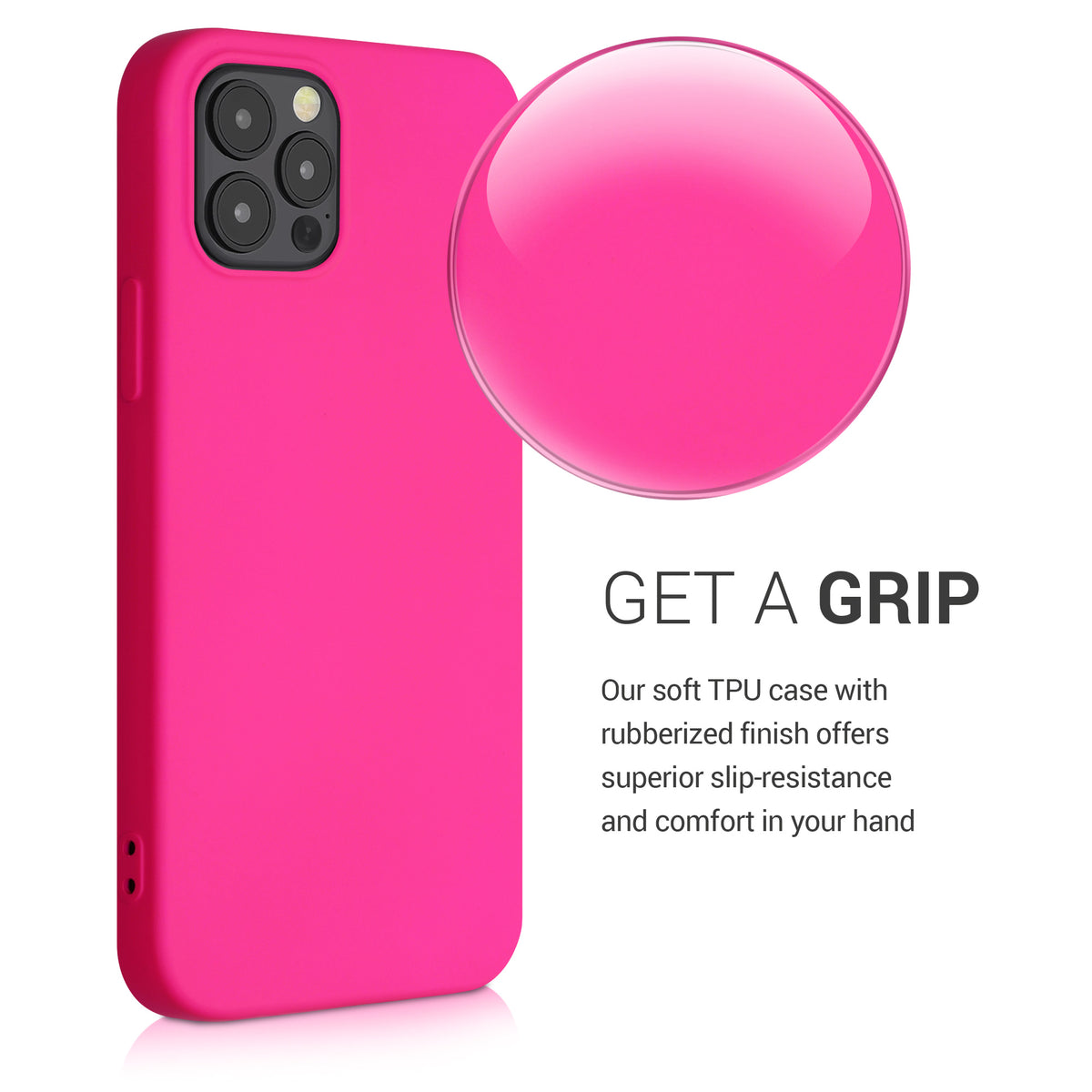 kwmobile Case Compatible with Apple iPhone 12 / iPhone 12 Pro - Protective Cover for Wireless Charging - Case