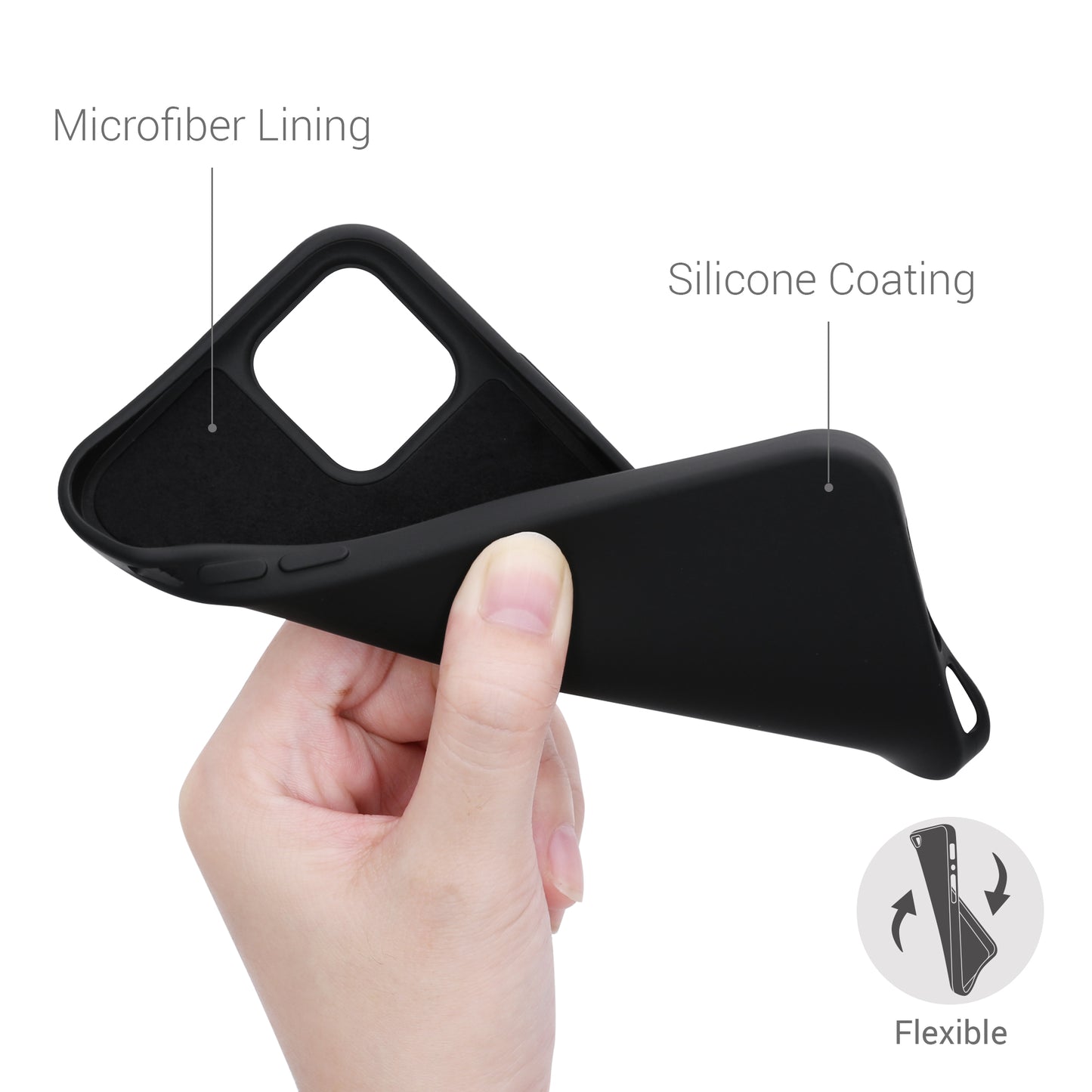 kwmobile Case Compatible with Apple iPhone 12 / iPhone 12 Pro - Protective Cover for Wireless Charging - Case