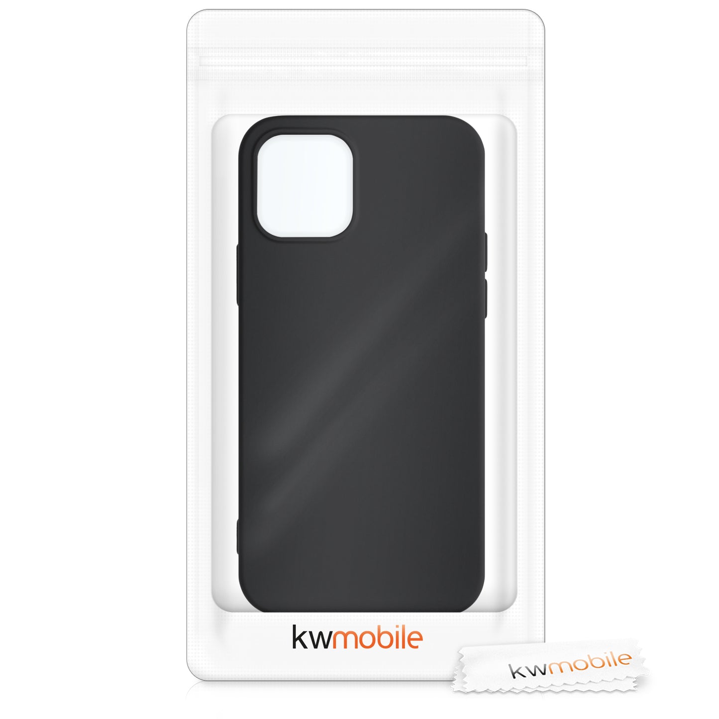 kwmobile Case Compatible with Apple iPhone 12 / iPhone 12 Pro - Protective Cover for Wireless Charging - Case