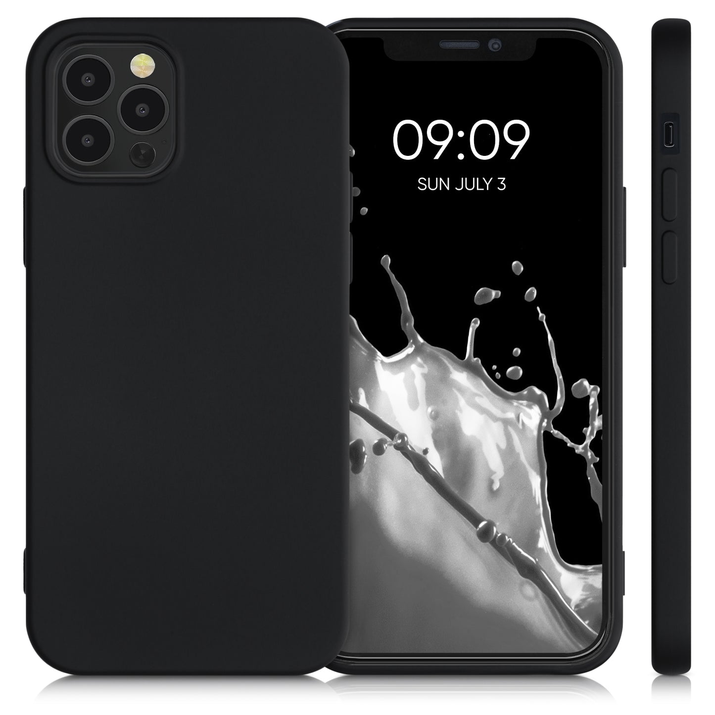 kwmobile Case Compatible with Apple iPhone 12 / iPhone 12 Pro - Protective Cover for Wireless Charging - Case