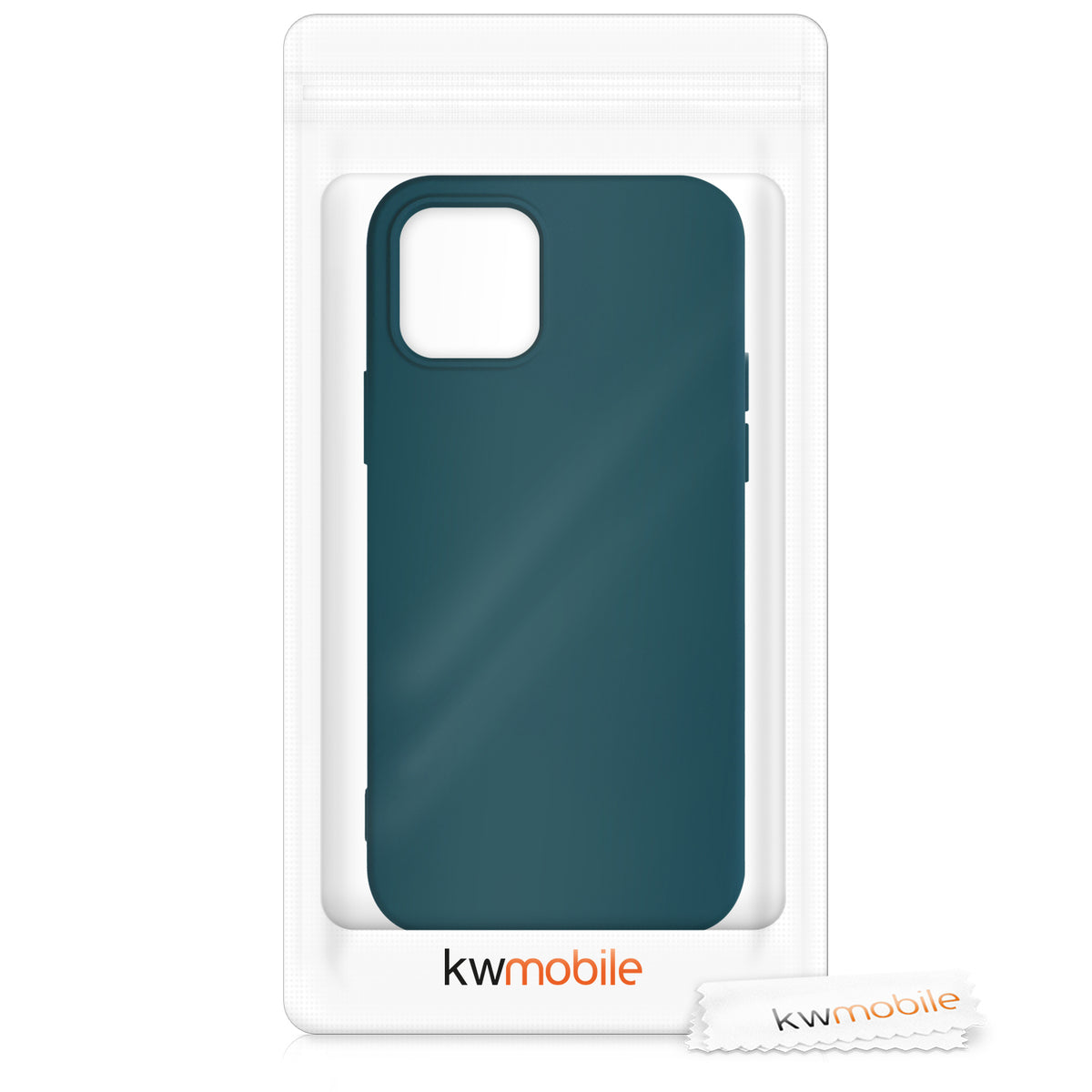 kwmobile Case Compatible with Apple iPhone 12 / iPhone 12 Pro - Protective Cover for Wireless Charging - Case