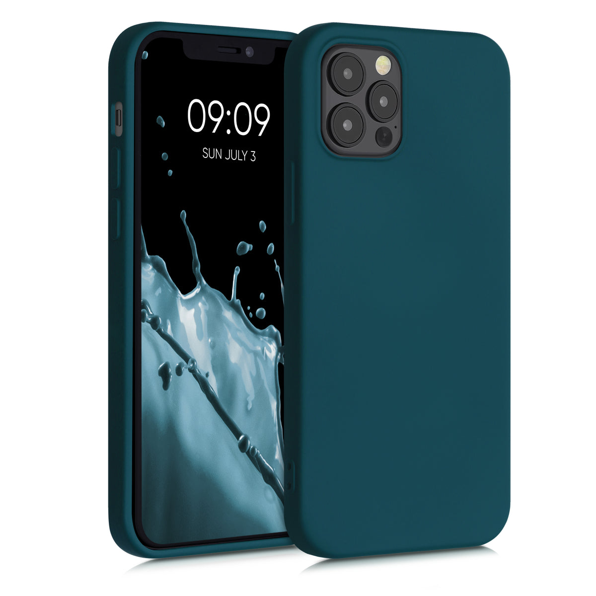 kwmobile Case Compatible with Apple iPhone 12 / iPhone 12 Pro - Protective Cover for Wireless Charging - Case