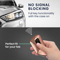 kwmobile Car Key Cover Compatible with VW Golf 8 3-Button Car Key - Silicone Cover