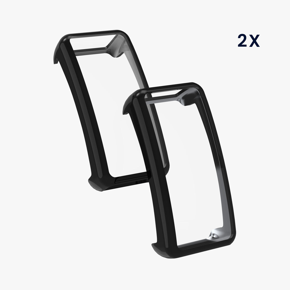kwmobile Protective Case for Fitbit Inspire 3 / Inspire 2 / Ace 3 Full Body Display Cover Set