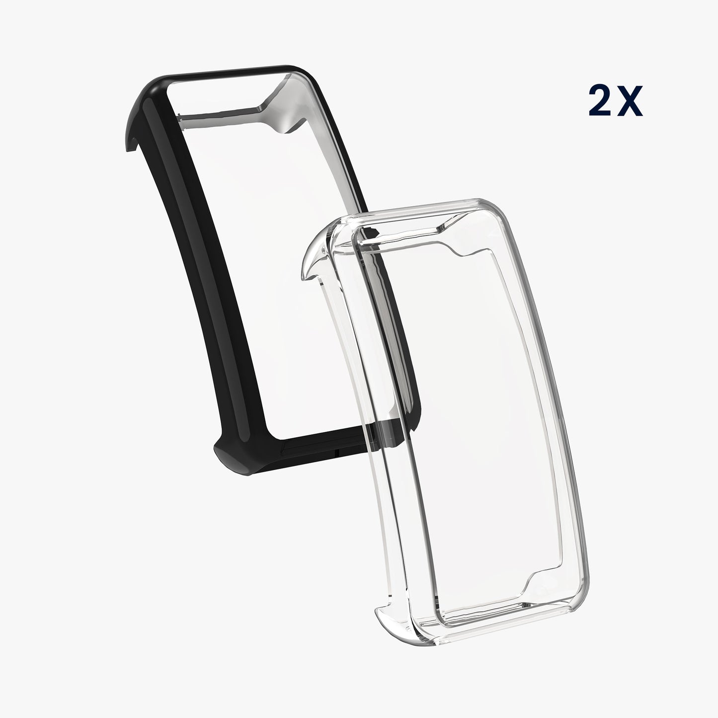kwmobile Protective Case for Fitbit Inspire 3 / Inspire 2 / Ace 3 Full Body Display Cover Set