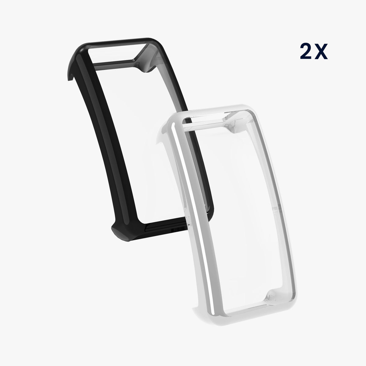 kwmobile Protective Case for Fitbit Inspire 3 / Inspire 2 / Ace 3 Full Body Display Cover Set