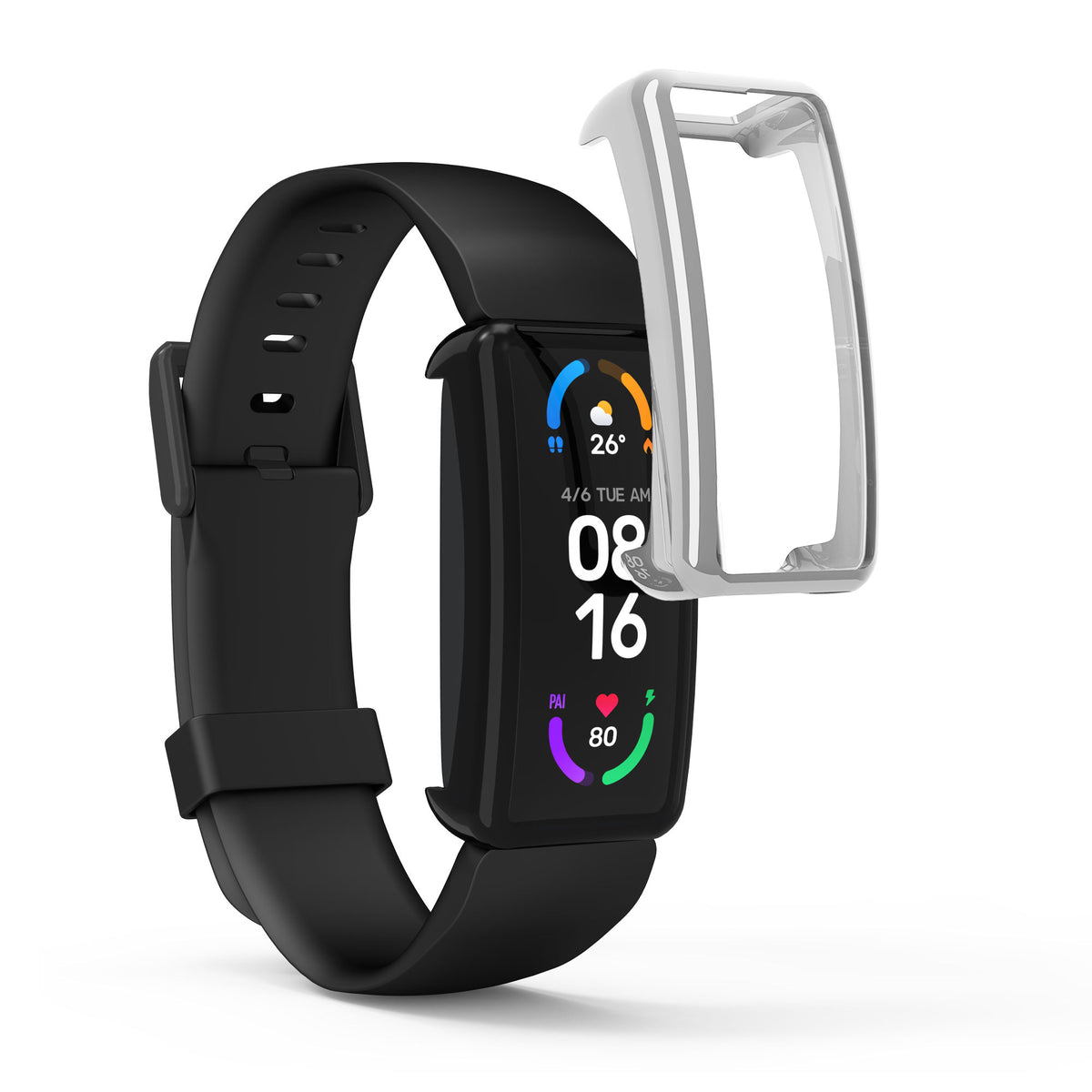 kwmobile Protective Case for Fitbit Inspire 3 / Inspire 2 / Ace 3 Full Body Display Cover Set