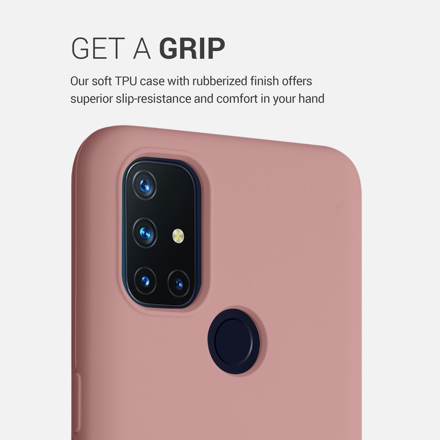 kwmobile Cell Phone Case for OnePlus Nord N10 5G - Silicone Case - Wireless Charging - Protective Cover