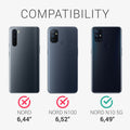 kwmobile Cell Phone Case for OnePlus Nord N10 5G - Silicone Case - Wireless Charging - Protective Cover