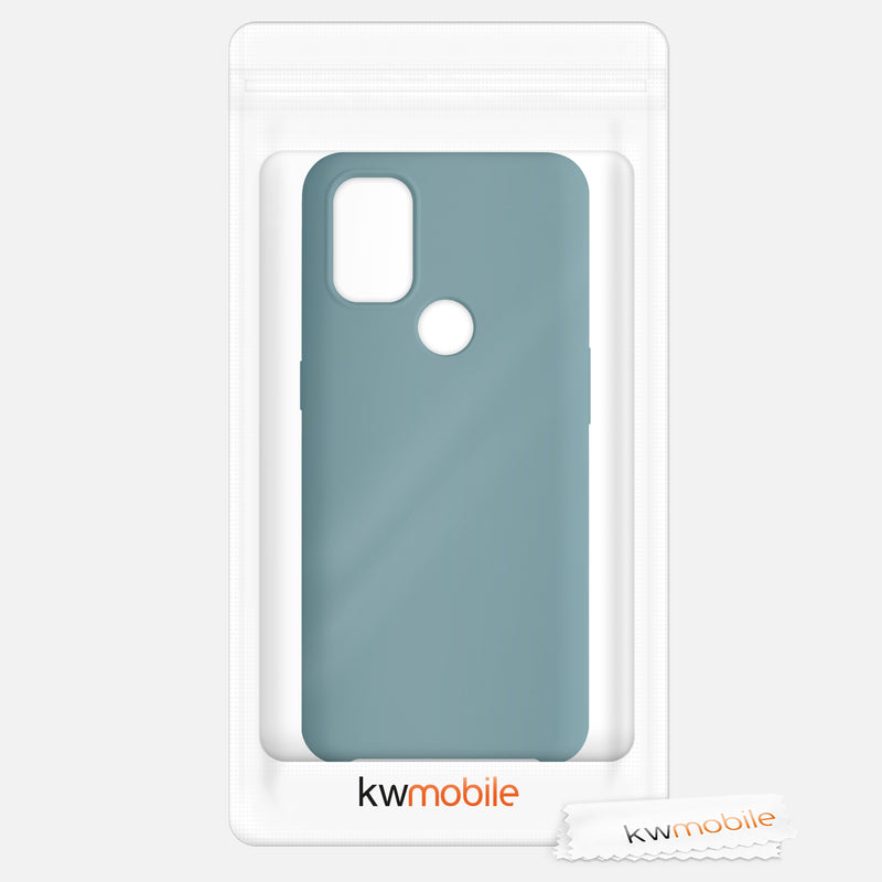 kwmobile Cell Phone Case for OnePlus Nord N10 5G - Silicone Case - Wireless Charging - Protective Cover