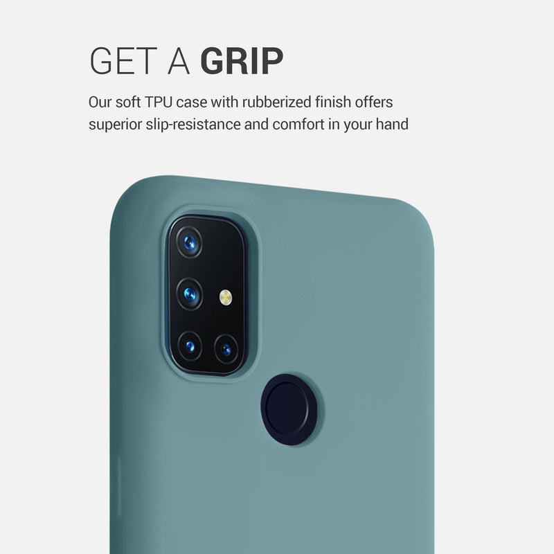 kwmobile Cell Phone Case for OnePlus Nord N10 5G - Silicone Case - Wireless Charging - Protective Cover