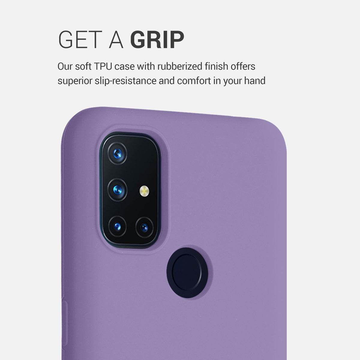 kwmobile Cell Phone Case for OnePlus Nord N10 5G - Silicone Case - Wireless Charging - Protective Cover