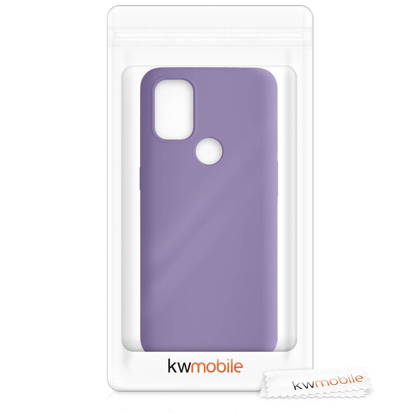 kwmobile Cell Phone Case for OnePlus Nord N10 5G - Silicone Case - Wireless Charging - Protective Cover
