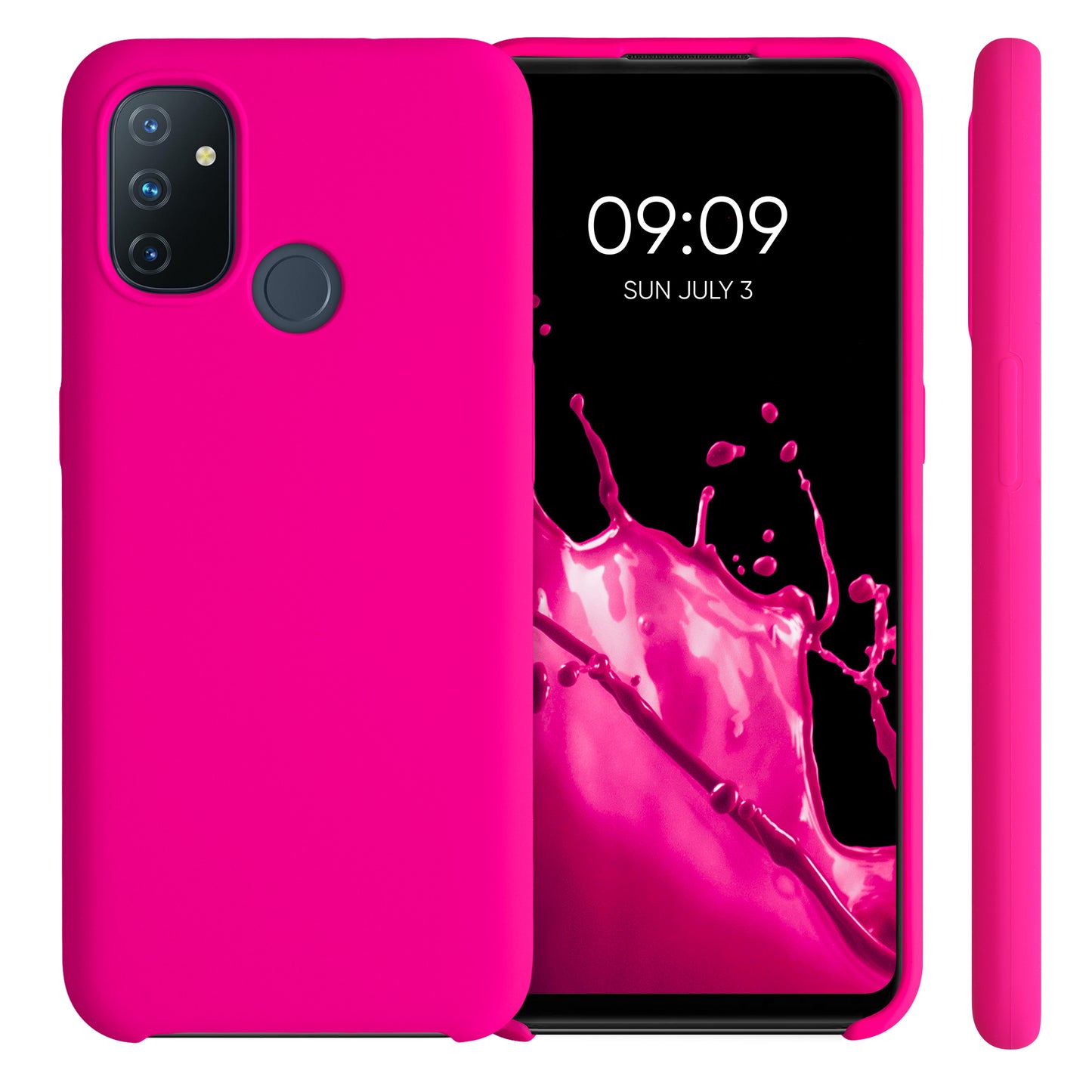 kwmobile Phone Case for OnePlus Nord N100 - Case - Wireless Charging - Protective Cover
