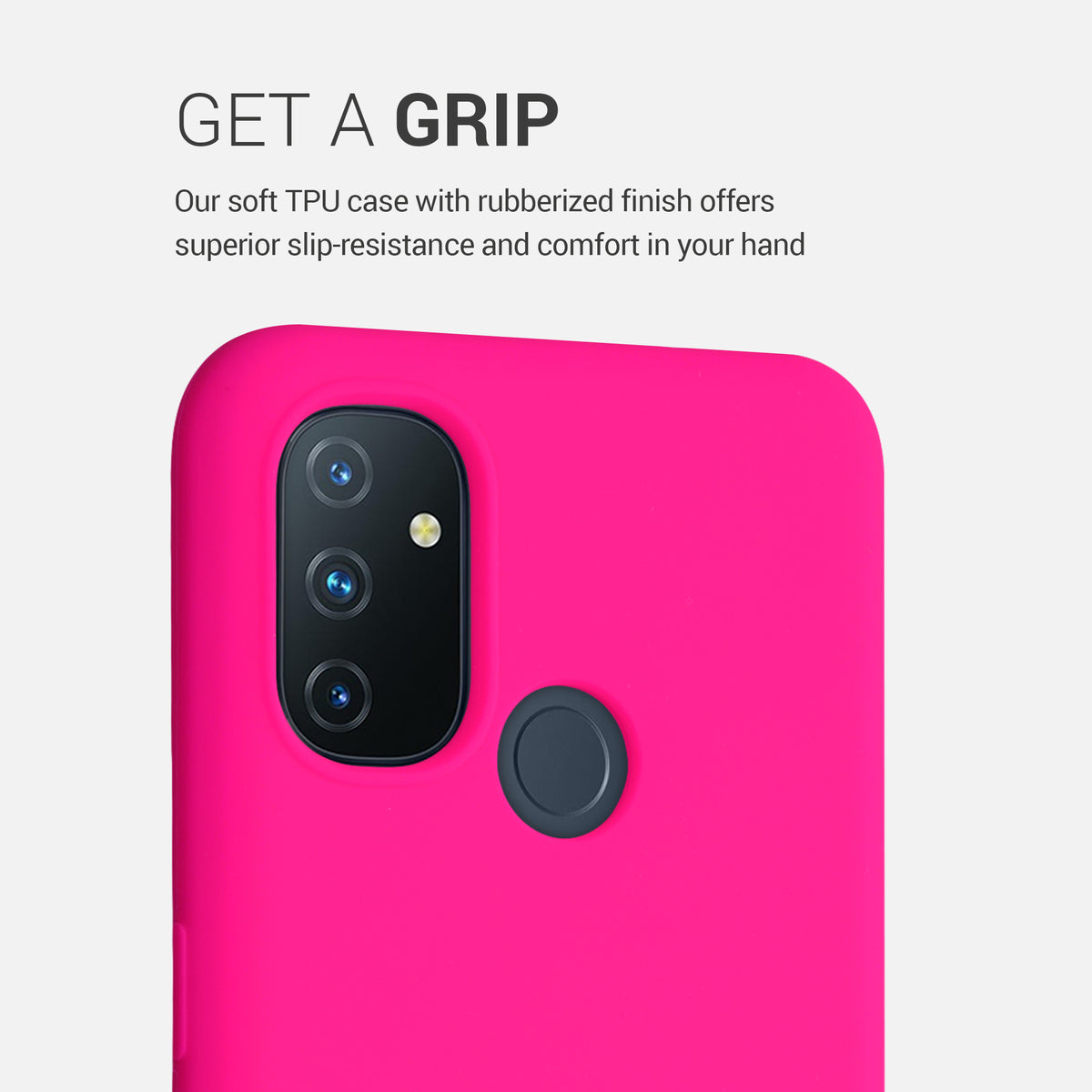 kwmobile Phone Case for OnePlus Nord N100 - Case - Wireless Charging - Protective Cover
