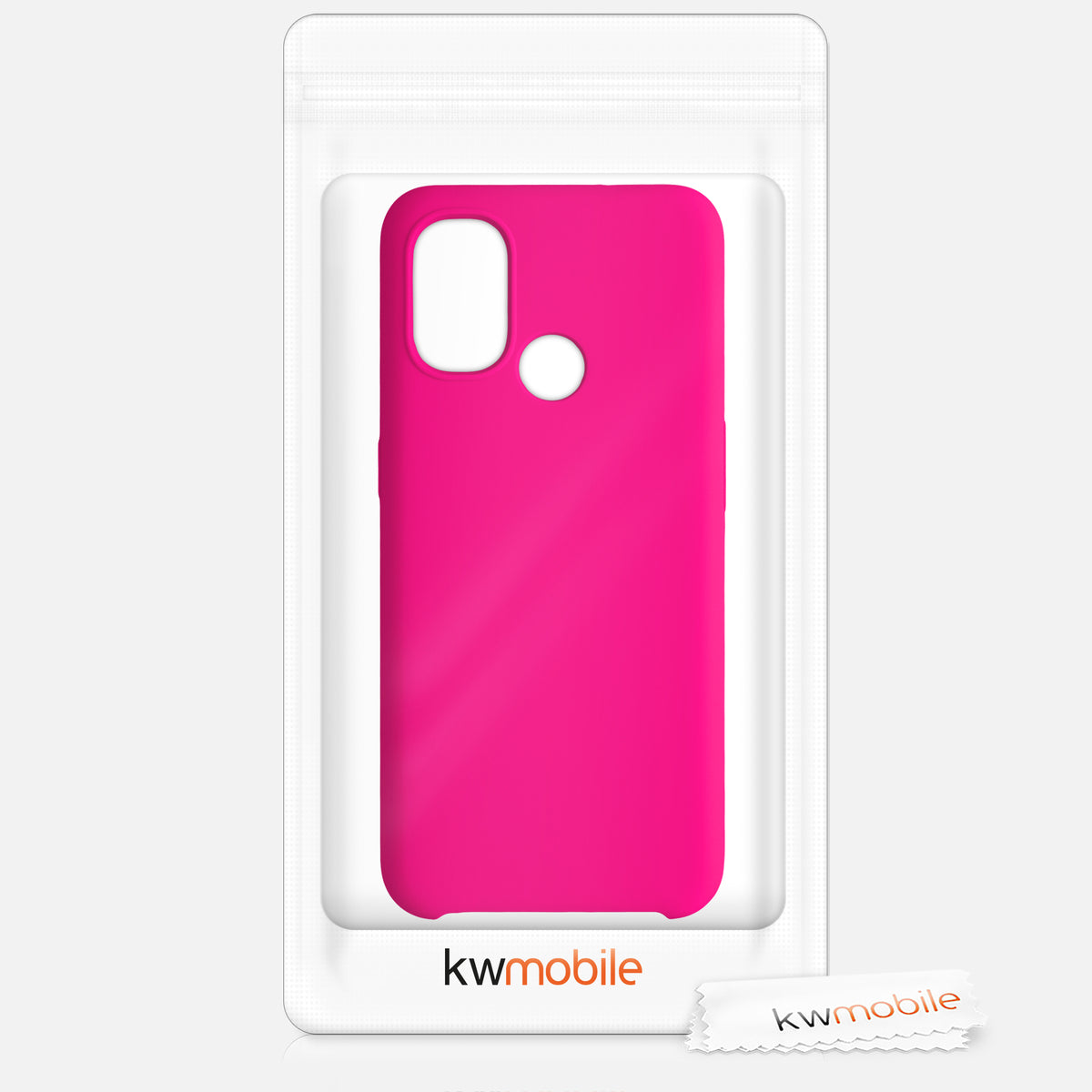 kwmobile Phone Case for OnePlus Nord N100 - Case - Wireless Charging - Protective Cover