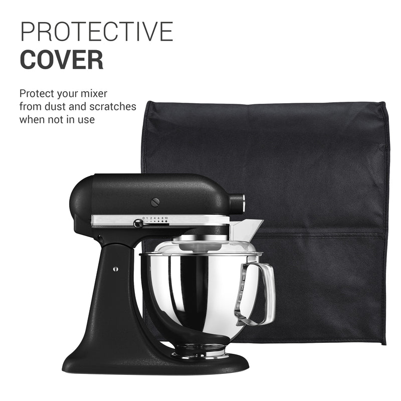 kwmobile Cover compatible with KitchenAid 4.3-4.8 liter - with 3 Pockets - Stand Mixer Dust Cover