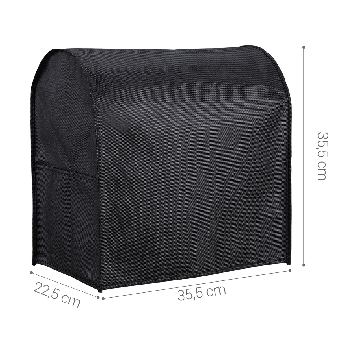 kwmobile Cover compatible with KitchenAid 4.3-4.8 liter - with 3 Pockets - Stand Mixer Dust Cover