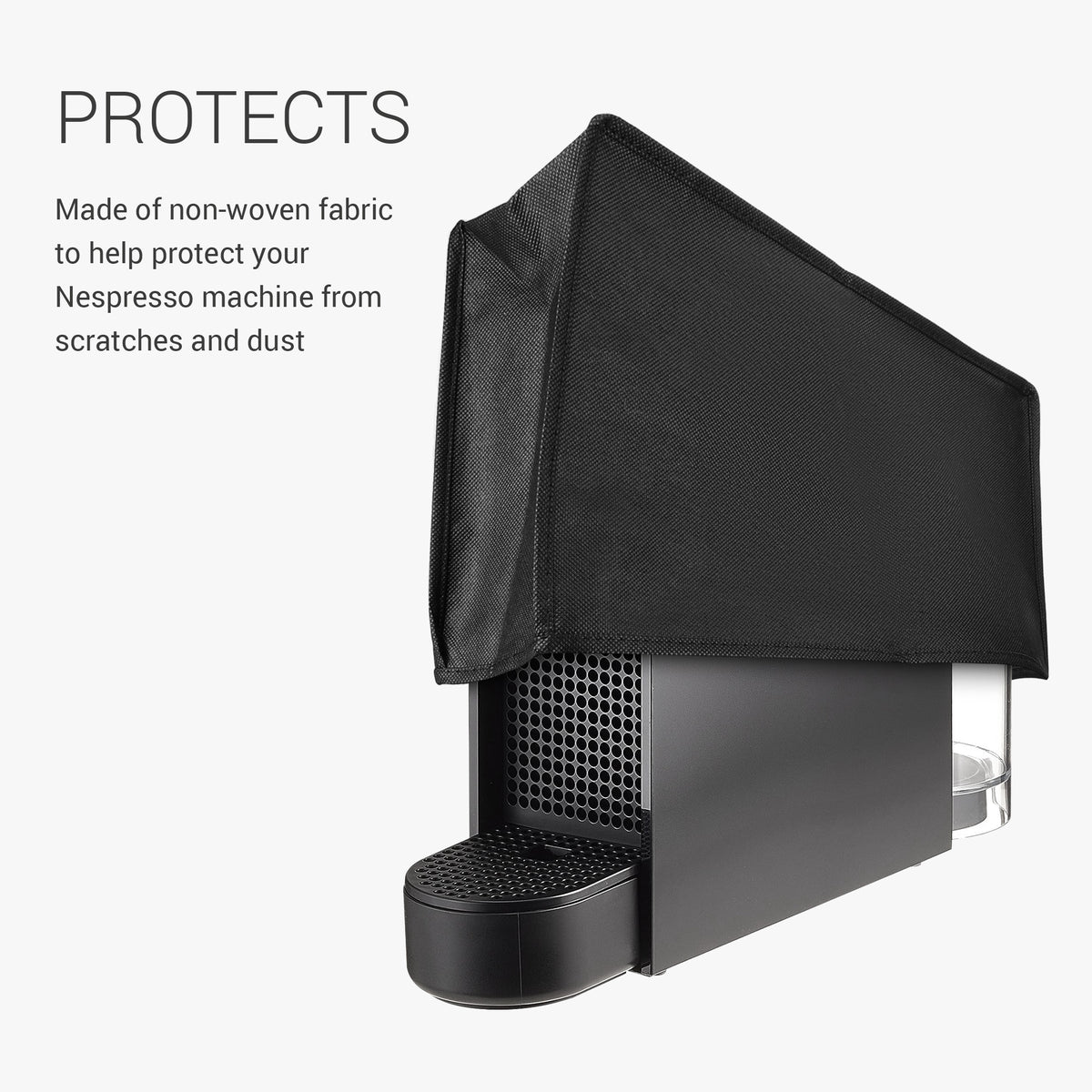 kwmobile Case Compatible with Nespresso Essenza Mini - Coffee Machine Dust Cover Hood
