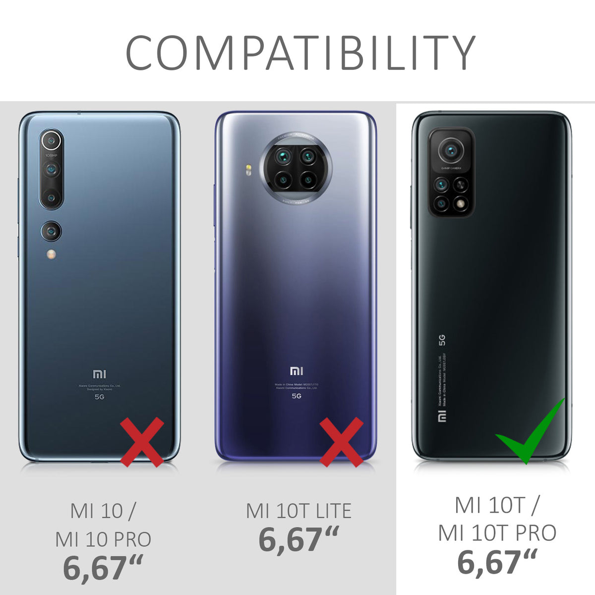 Xiaomi Mi 10T / Mi 10T Pro Silikon Handykette