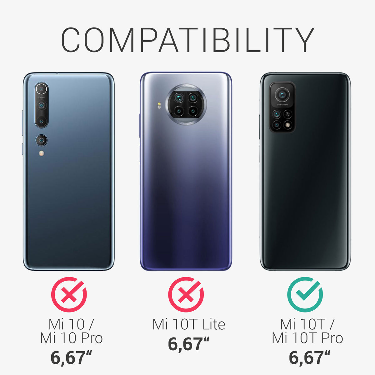 Xiaomi Mi 10T / Mi 10T Pro Silikon Handykette