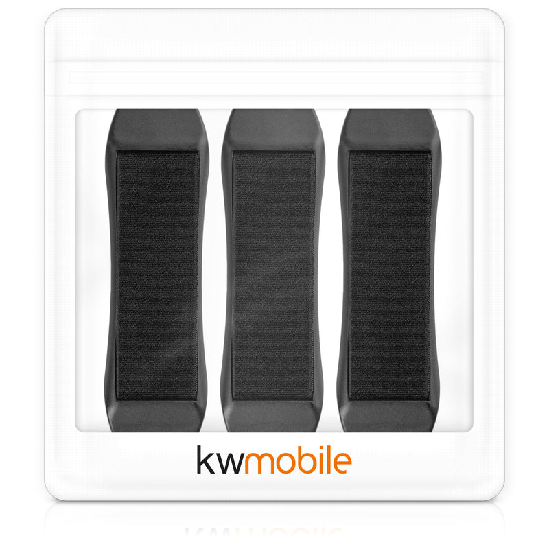 kwmobile Handy Fingerhalter - Handygriff Fingerhalter Griff - Fingerhalterung Handy - Phone Grip Set - Handyhalter Hand