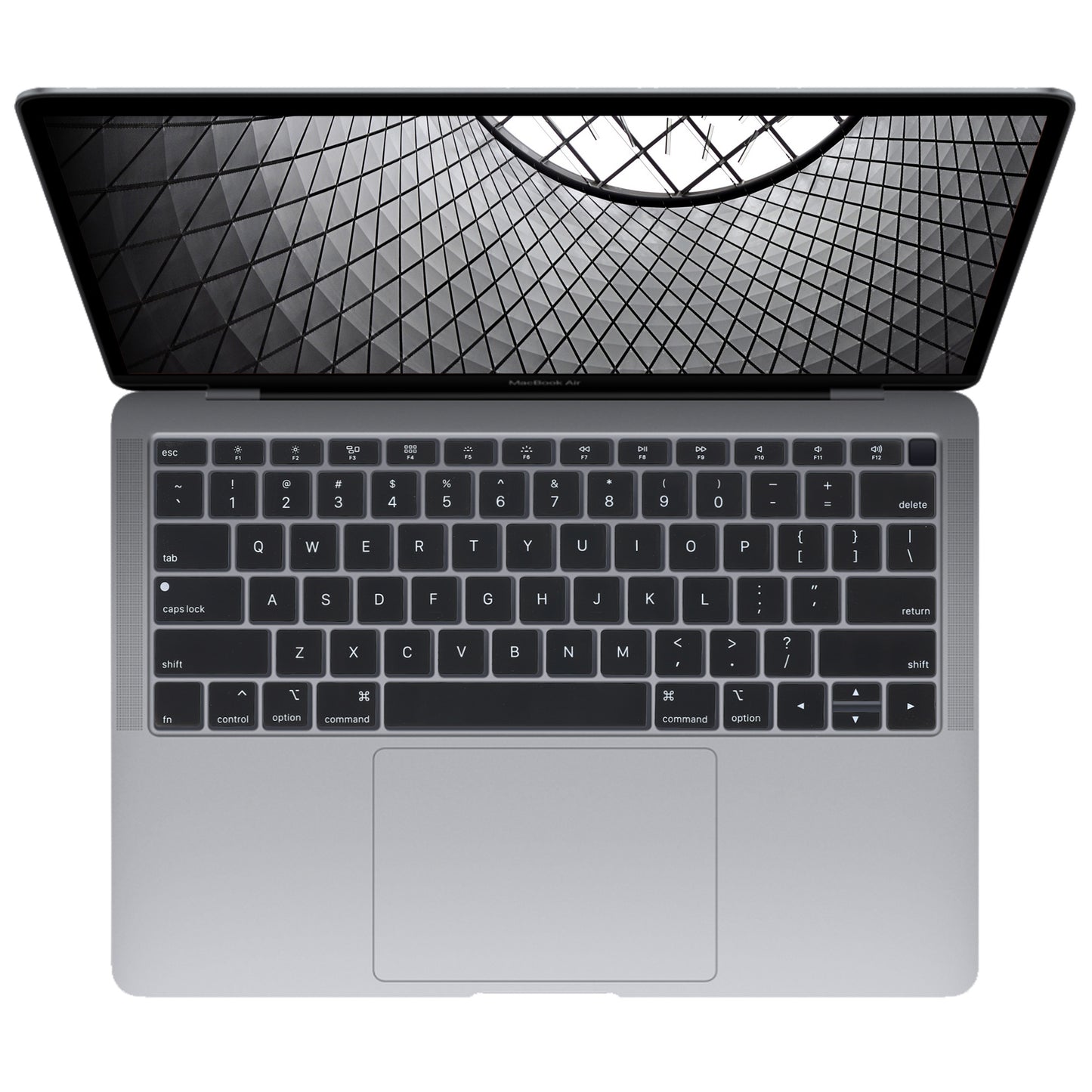 kwmobile Tastaturschutz für Apple MacBook Air 13’’ 2018 2019 2020 A1932 - QWERTY US Keyboard Cover Abdeckung - Schwarz