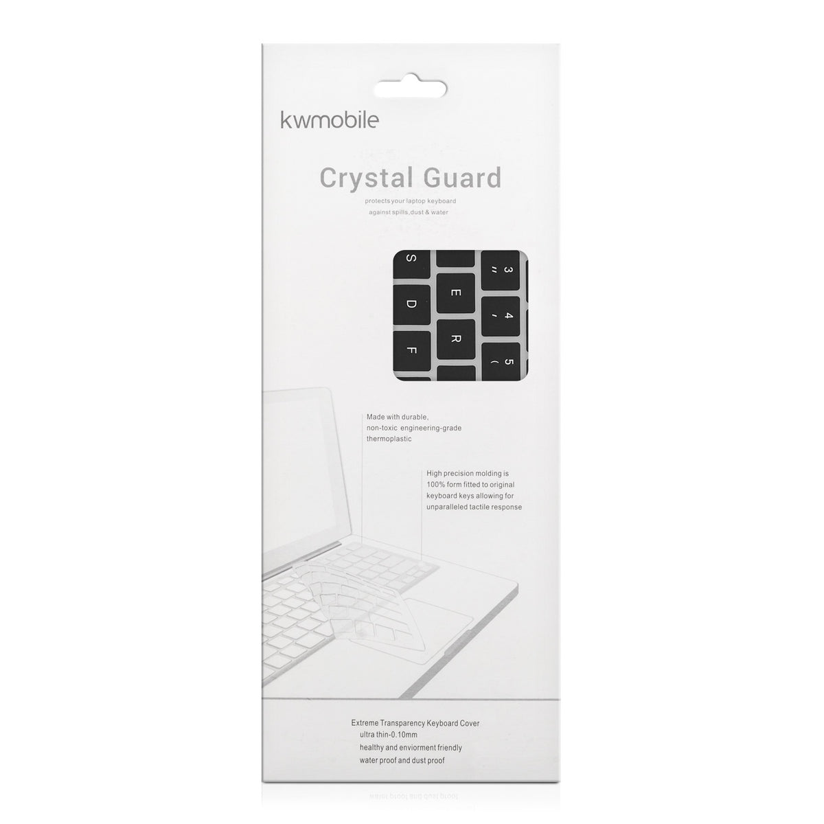 kwmobile Tastaturschutz AZERTY (Frankreich Belgien) kompatibel mit Apple MacBook Air 13’’ 2018 2019 2020 A1932