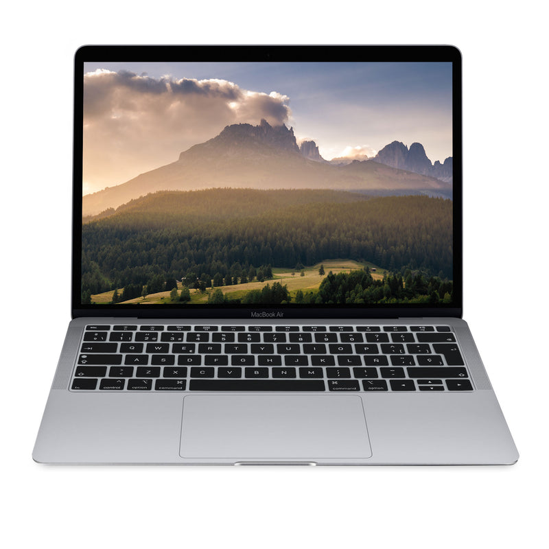 kwmobile Tastaturschutz QWERTY (Spanien) kompatibel mit Apple MacBook Air 13’’ 2018 2019 2020 A1932 - Schwarz