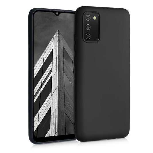 kwmobile Phone Case for Samsung Galaxy A02s Case - Wireless Charging - Protective Cover