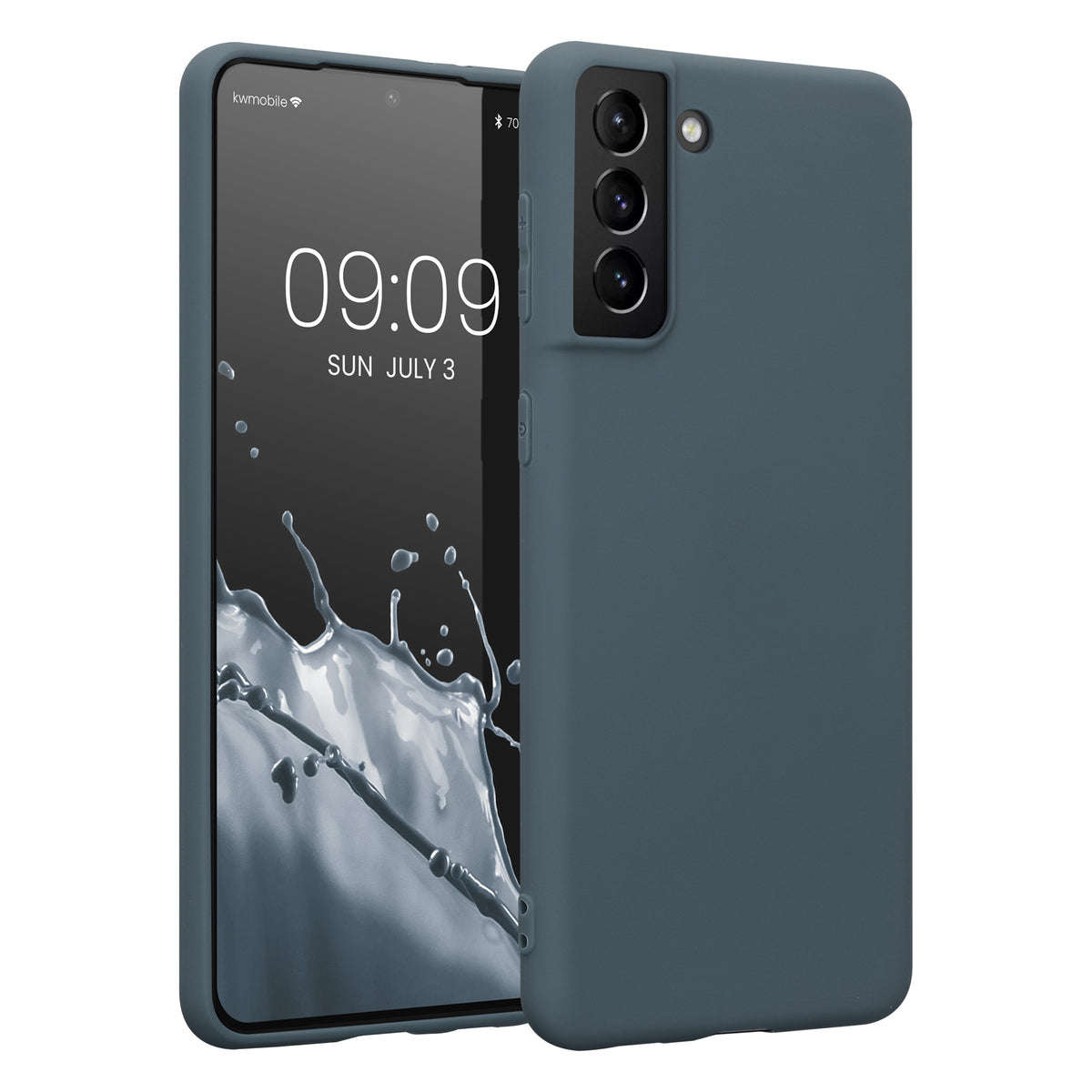 Samsung Galaxy S21 Plus Phone Case Slate Grey Silicone