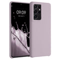 Rubberized Silicone Case for Samsung Galaxy S21 Ultra in Purple Cloud